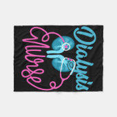 透析ナース腎臓看護チーム透析Te フリースブランケット (正面(横))