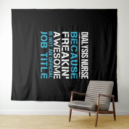 透析ナース – フレック素晴らしギフトアイテ タペストリー (インサイチュ(横))