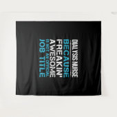 透析ナース – フレック素晴らしギフトアイテ タペストリー (正面(横))