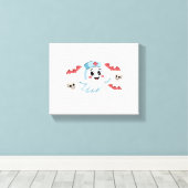 透析不気味分隊腎ハロウィーン腎症N キャンバスプリント (インサイチュ (ウッドフロア))