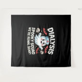 透析不気味分隊腎ハロウィーン腎症N タペストリー (正面(横))