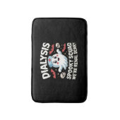 透析不気味分隊腎ハロウィーン腎症N バスマット (正面縦)