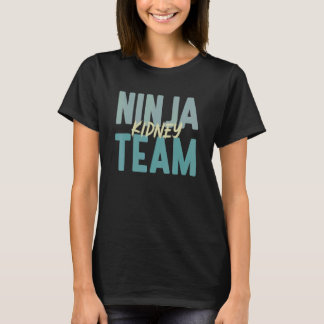 透析工腎臓忍者チーム血液透析ナース Tシャツ