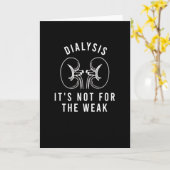 透析患者の透析技術者のための透析 カード (黄色い花)