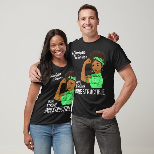 透析戦士の無破壊の腎臓の生存者 Tシャツ (ユニセックス)