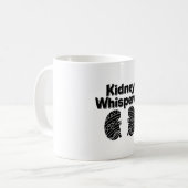 透析技術ナース腎臓ウィスパー腎臓学 コーヒーマグカップ (正面左)