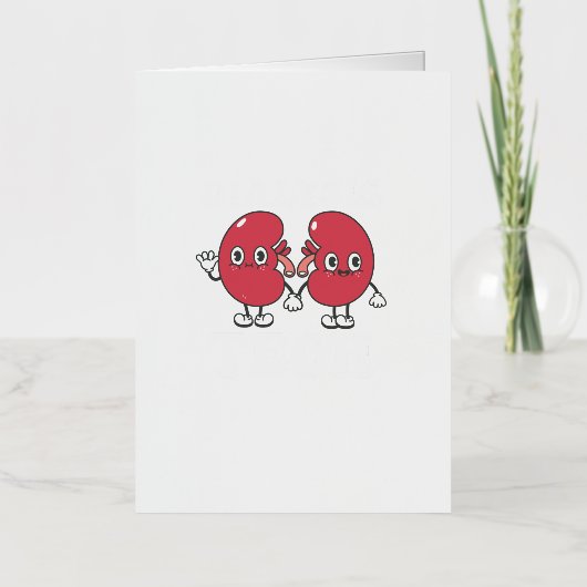 透析技術レトロGroovy 箔グリーティングカード (正面)