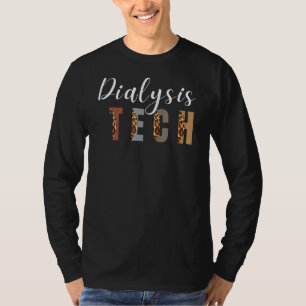 透析技術男性へ女性腎血液透析法 Tシャツ