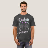 透析技術者の健全腎臓学の技術 Tシャツ (正面フル)