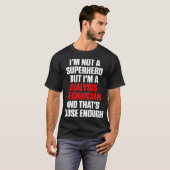 透析技術者ヒーロー腎臓学テクノロジー Tシャツ (正面フル)