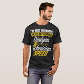 透析技術者ランニングの腎臓学術 Tシャツ (正面フル)