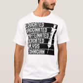 透析技術者引用文透析腎症 Tシャツ (正面)