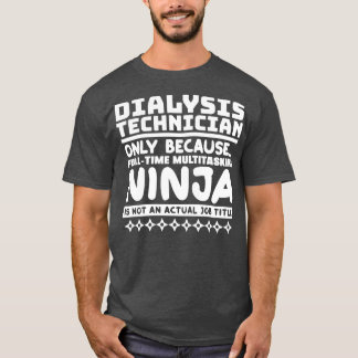 透析技術者忍者 Tシャツ