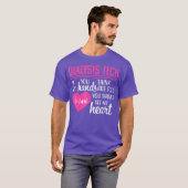 透析技術者技術ハート腎症おもしろい Tシャツ (正面フル)