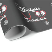 透析技術者腎臓腎臓学ナース ラッピングペーパー (ロールコーナー)