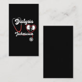 透析技術者腎臓腎臓学ナース 名刺 (正面/裏面)