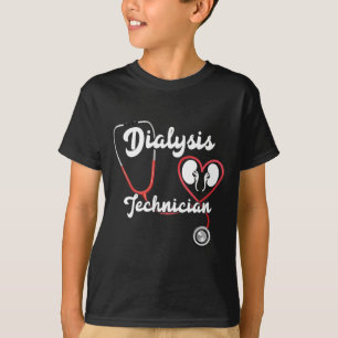 透析技術者腎臓腎臓学ナース Tシャツ