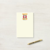 透析技術者腎臓 ポストイット (デスク上)