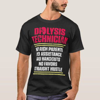 透析技術者豊富な親腎臓学テクノロジー Tシャツ