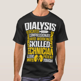 透析技術者重労働ネフローロジー技術 Tシャツ