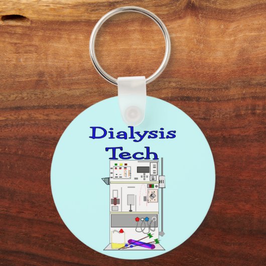 透析技術者 – フレセニウス機械デザイン キーホルダー (正面)