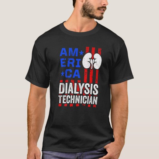 透析技術腎臓学テクノロジー3 Tシャツ (正面)