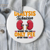 透析技術腎臓病 缶バッジ (インサイチュ)