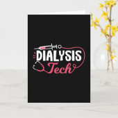 透析技術透析ナース技術者腎学 カード (黄色い花)