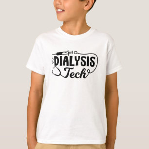 透析技術透析ナース腎臓学技術者 Tシャツ