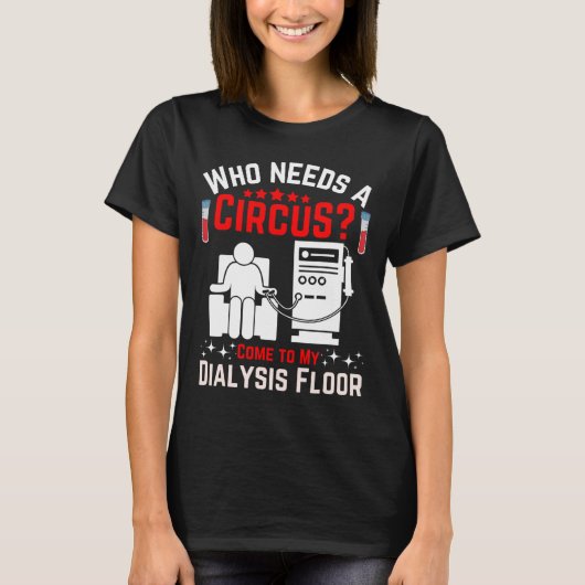 透析機械技術腎臓学者技術ユニット –  Tシャツ (正面)