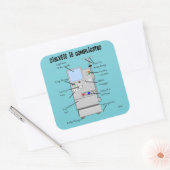 透析液ユーモア スクエアシール (封筒)