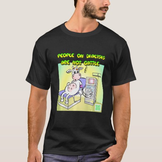 透析牛のファッションアイテム Tシャツ (正面)