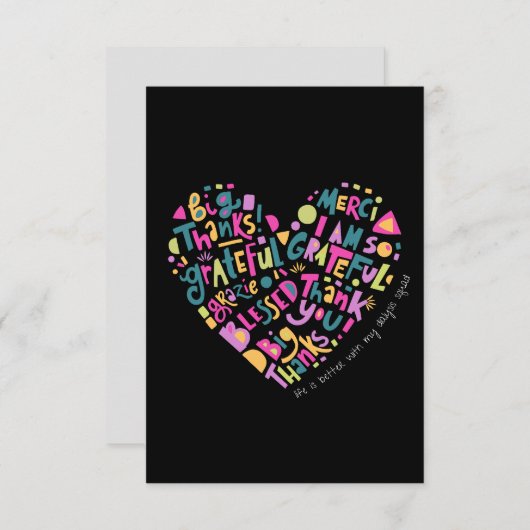 透析班の方が命が惜しい サンキューカード (正面/裏面)