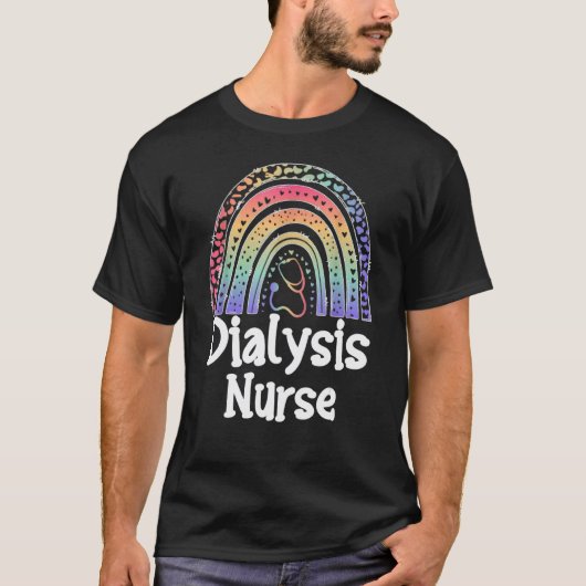 透析看護師 必須 血液透析 腎臓 看護 Tシャツ (正面)