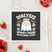透析腎症ナースかわいいハロウィン不気味エス スタンダードランチョンナプキン (インサイチュ)