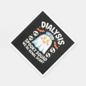 透析腎症ナースかわいいハロウィン不気味エス スタンダードランチョンナプキン (角)