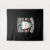 透析腎症ナースかわいいハロウィン不気味エス タペストリー (正面(横))