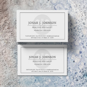 透析腎臓シンボルビジネスカード 名刺