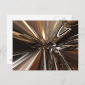 透視図のリングや輪 ポストカード (正面/裏面)