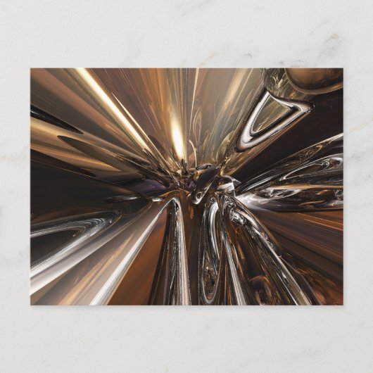 透視図のリングや輪 ポストカード (正面)