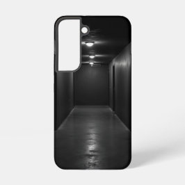 透視図の暗い廊下 SAMSUNG GALAXY S22ケース