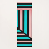 透視図モダンストライプ ヨガマット (裏面)