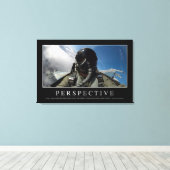 透視図：感動的引用文2 キャンバスプリント (インサイチュ (ウッドフロア))