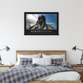 透視図：感動的引用文2 キャンバスプリント (インサイチュ (寝室))