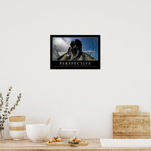 透視図:感動的引用文2 ポスター (キッチン)