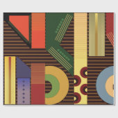 透視投影の折り返し紙 ラッピングペーパー (フラット)