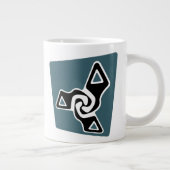 透視投影三角矢印 ジャンボコーヒーマグカップ (右)
