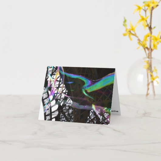 透視注記カード カード (黄色い花)