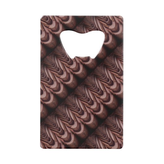 透視素朴可能な屋根タユニークイル クレジットカード栓抜き (正面)