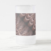 透視素朴可能な屋根タユニークイル フロストグラスビールジョッキ (中央)